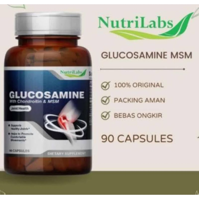 Nutrilabs Glucosamine Chondroitin MSM Suplemen Kesehatan Tulang Sendi