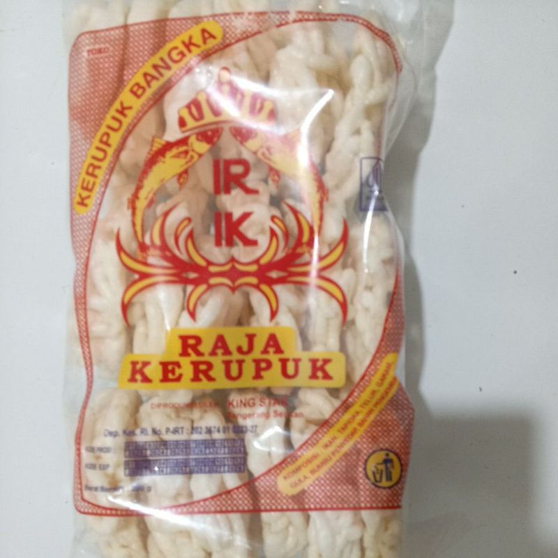 

Krupuk Bangka Gurih (Raja Krupuk) kecil isi 18 pcs