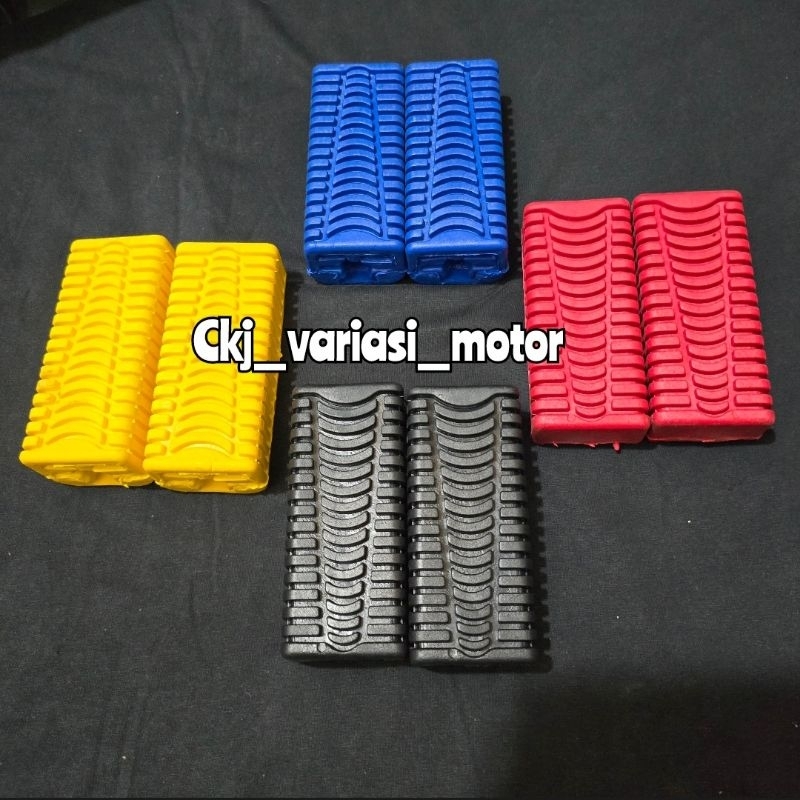 Karet step depan motor - Foot step depan motor variasi warna - karet step motor
