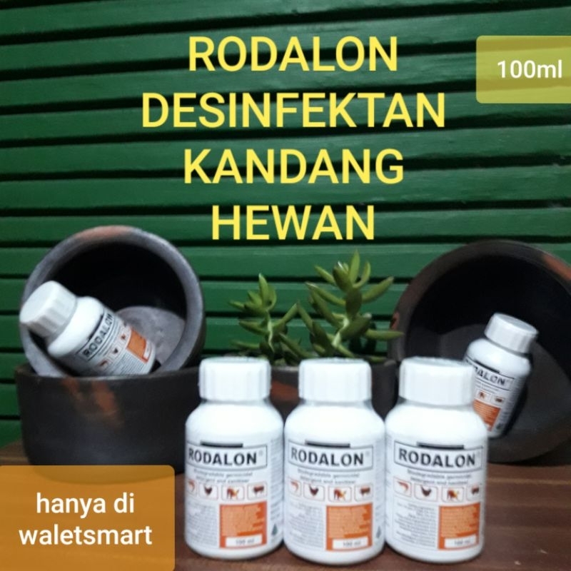 RODALON 100ml Antiseptik Desinfektan Kandang Hewan Kelinci Kucing Anjing kambing Sapi Burung Ayam