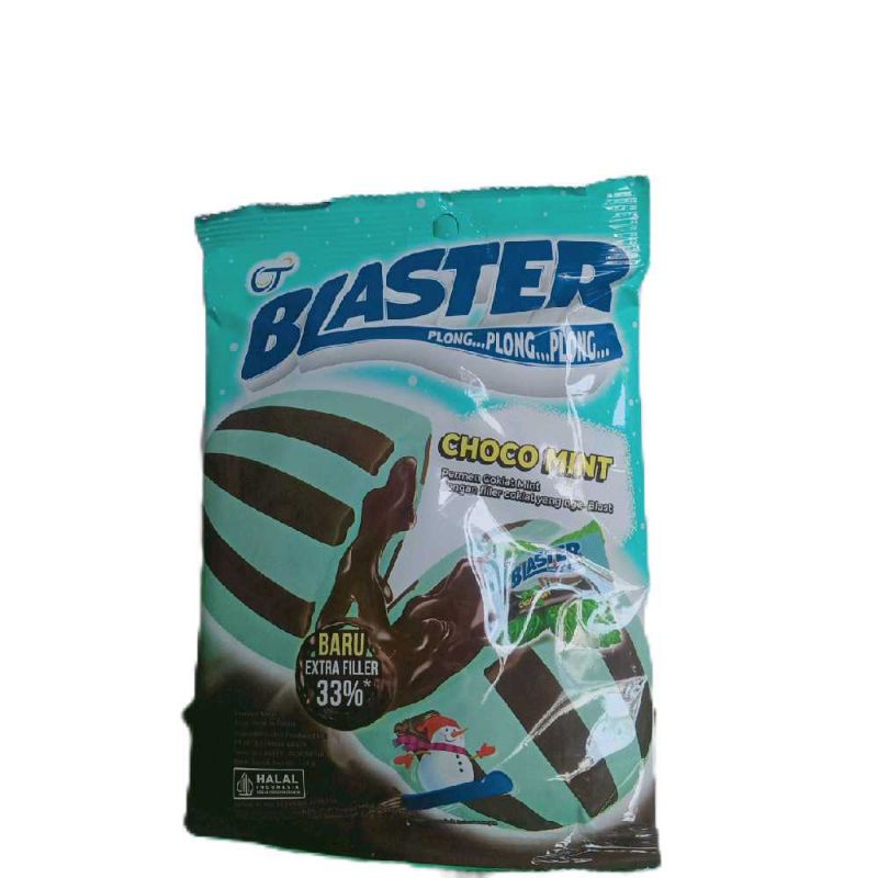

Permen Blaster Choco Mintz 120 gram | -+ isi 50 pcs/bungkus | Expired 2027| rasa pedas manis isi coklat