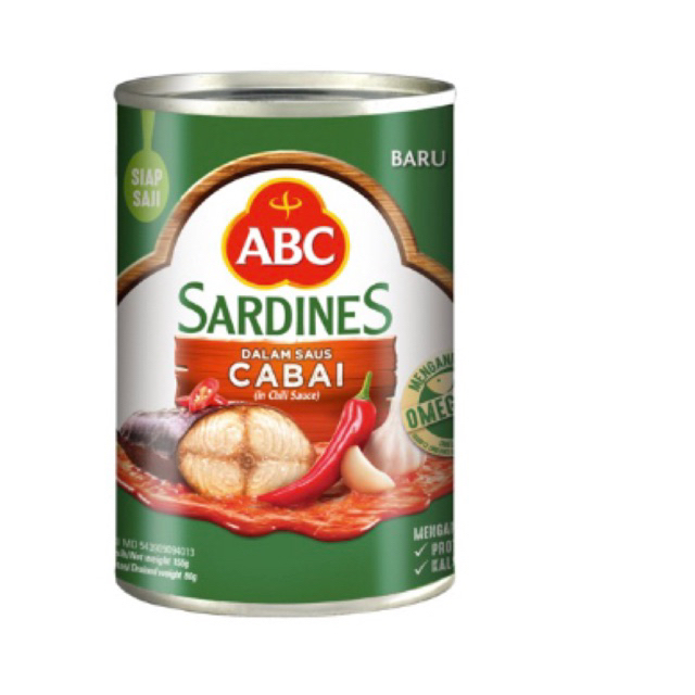

ABC Sarden Saus Cabai 155g Murah