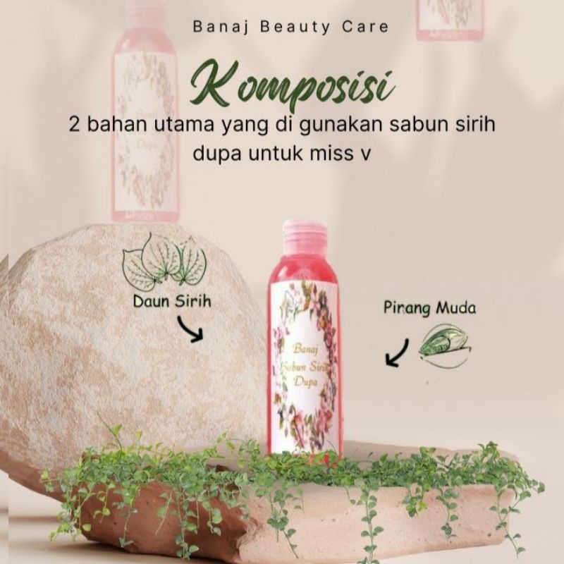 BANAJ Sabun Sirih [Membersihkan dan Mencerahkan Miss V, Keset, Wangi Tahan Lama]