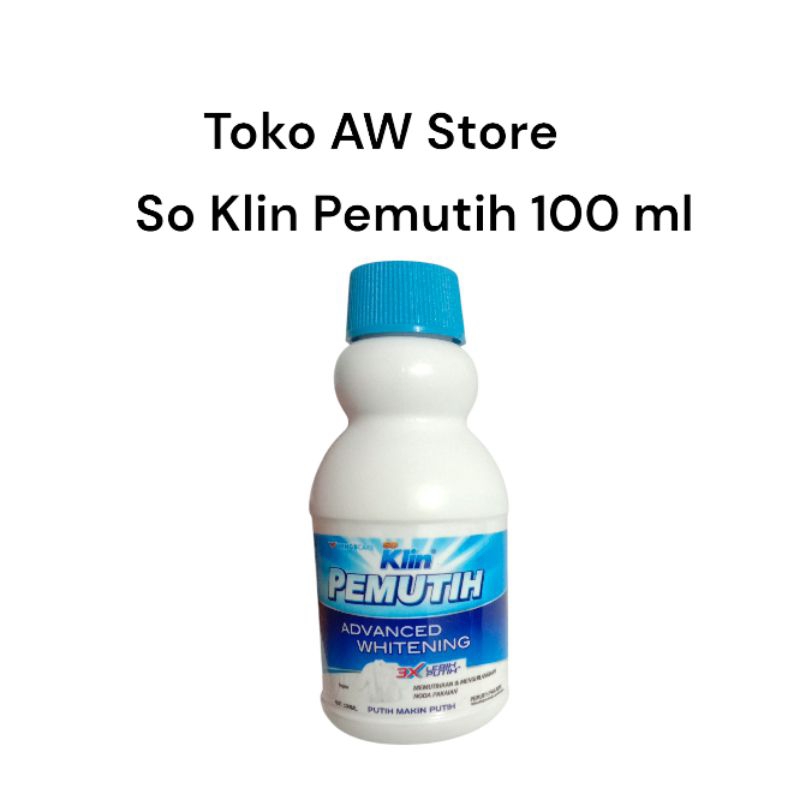 So Klin Pemutih Pakaian 100 ml l Perawatan Pakaian
