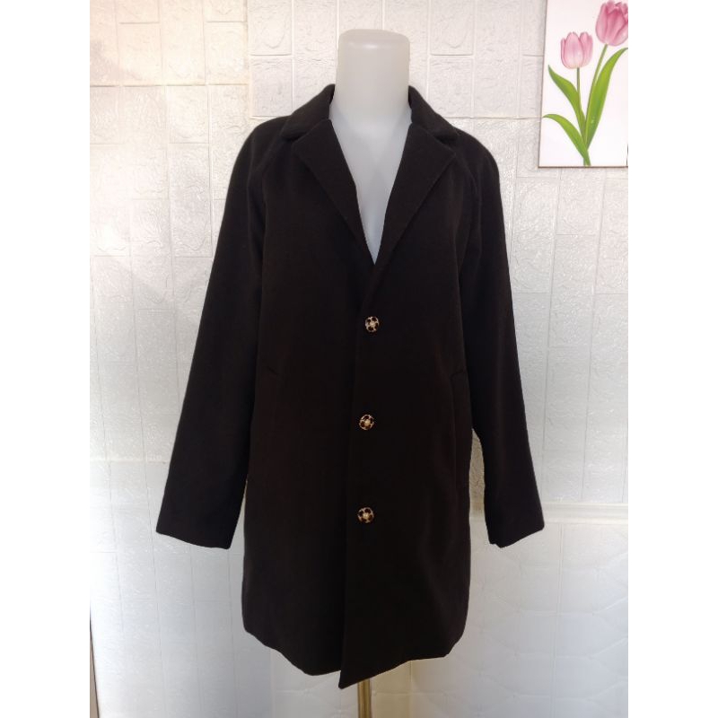 PRELOVED Coat Winter Wol / Mantel Tebal Wol Wanita