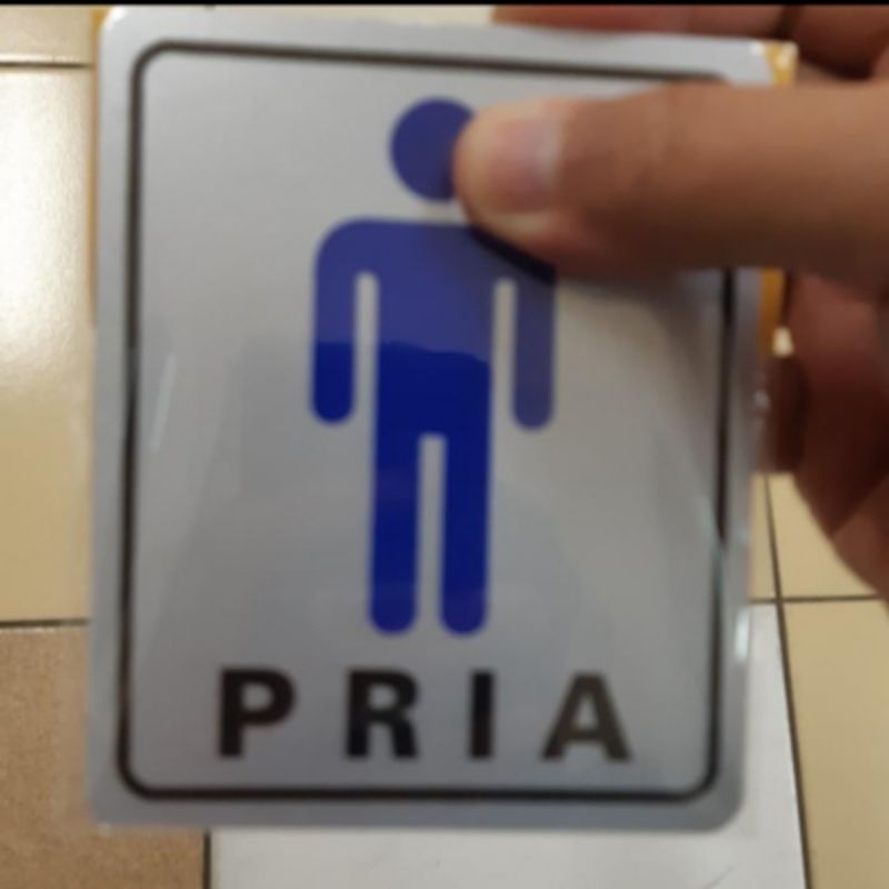 

Stiker Tulisan Pria Kotak