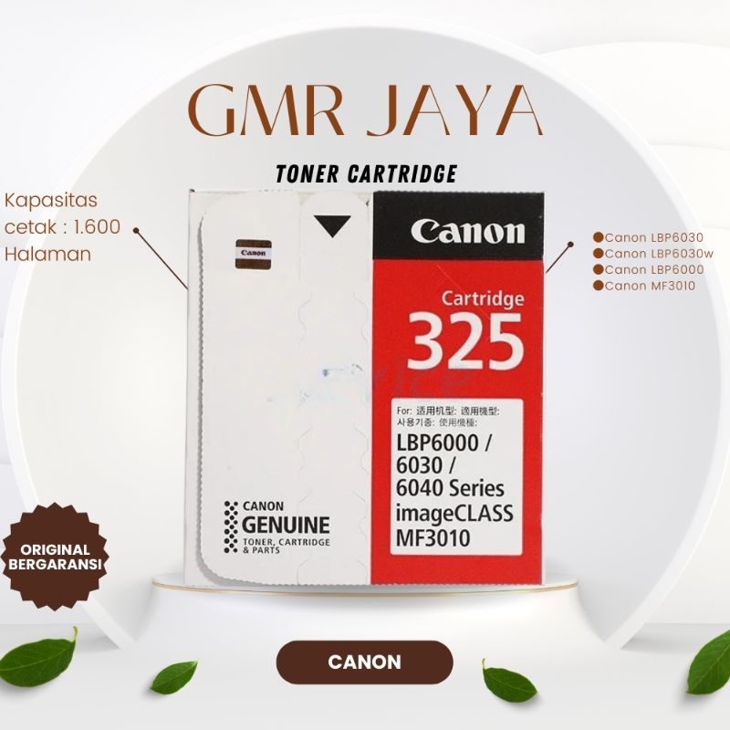 Toner canon 325 original / Toner cartridge canon 325 original / Toner printer canon 325 original / T