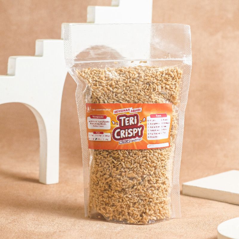 

[TERI MEDIUM ANEKA RASA 250GR] TERI CRISPY NON MSG ENAK GURIH