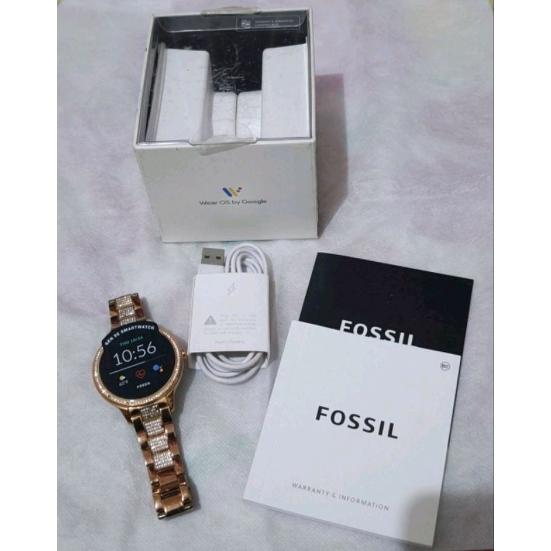 PRELOVED PL SECOND JAM FOSSIL SMARTWATCH SMART WATCH GEN 5E ROSEGOLD ROSE GOLD RG