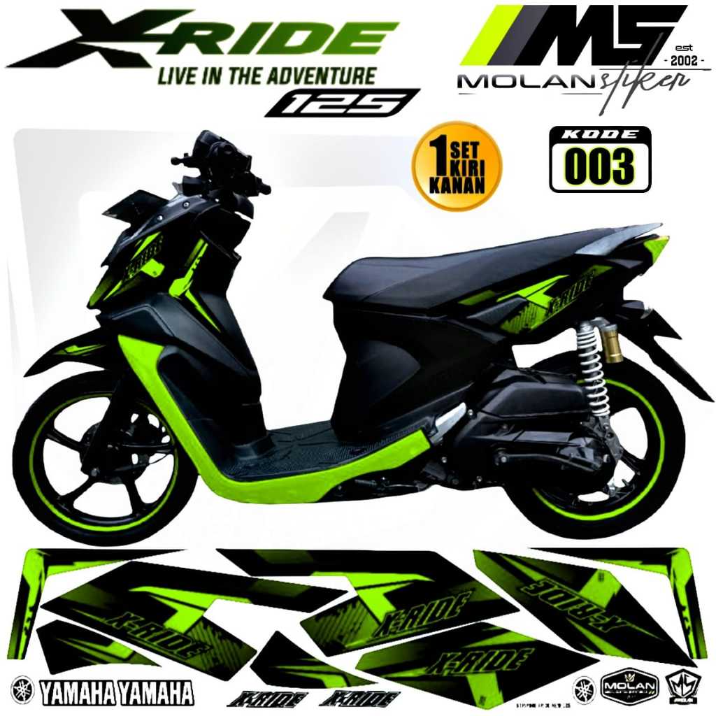 Decal Sticker Striping Variasi Yamaha X RIDE 125 / Sticker X Ride 125