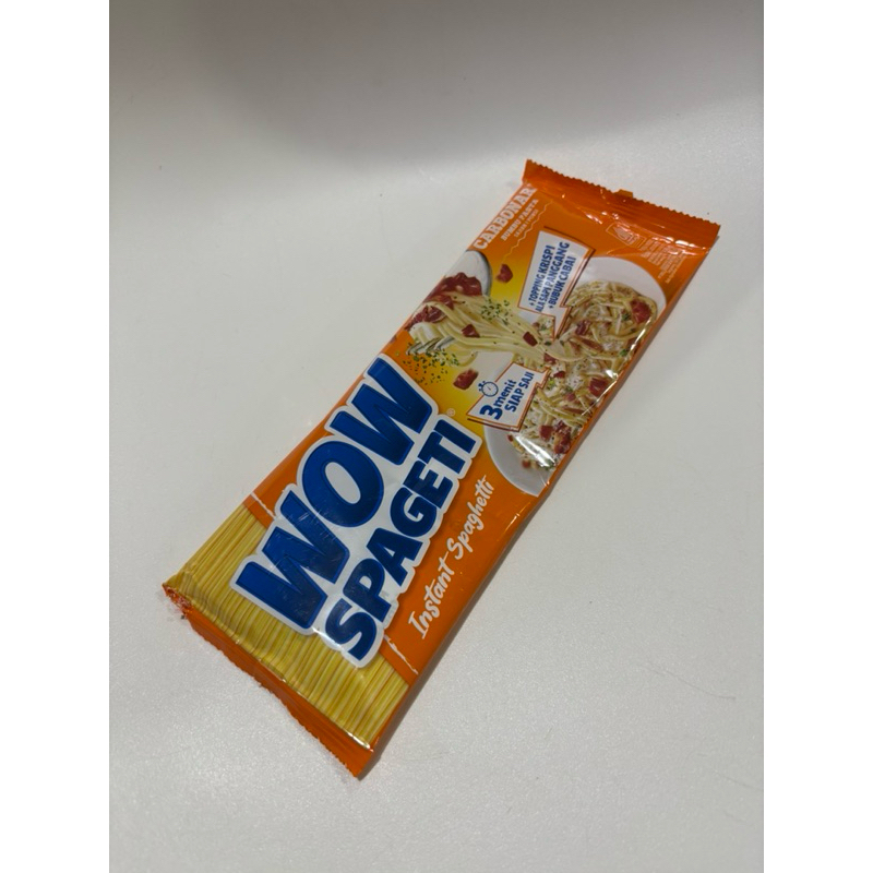 

Wow spageti instan creamy carbonara 88 gram- halal best seller