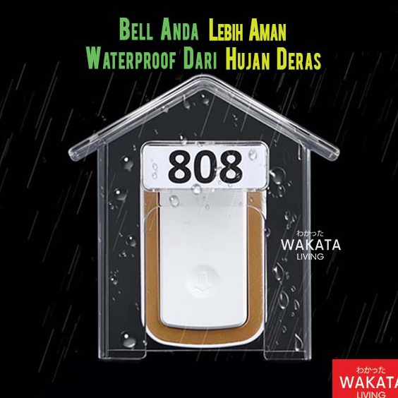 Cover Pelindung Bel Rumah  Penutup Bel Rumah dari Hujan  Rumah Bell Outdoor