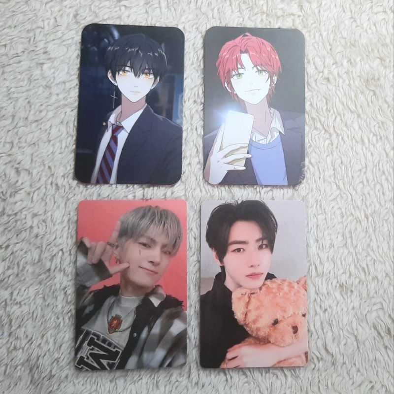 [Ready Stock] Photocard Enhypen Sunghoon Teddy Bear Yzy R4 Jay Yzy darkmoon special gift heli lotte 