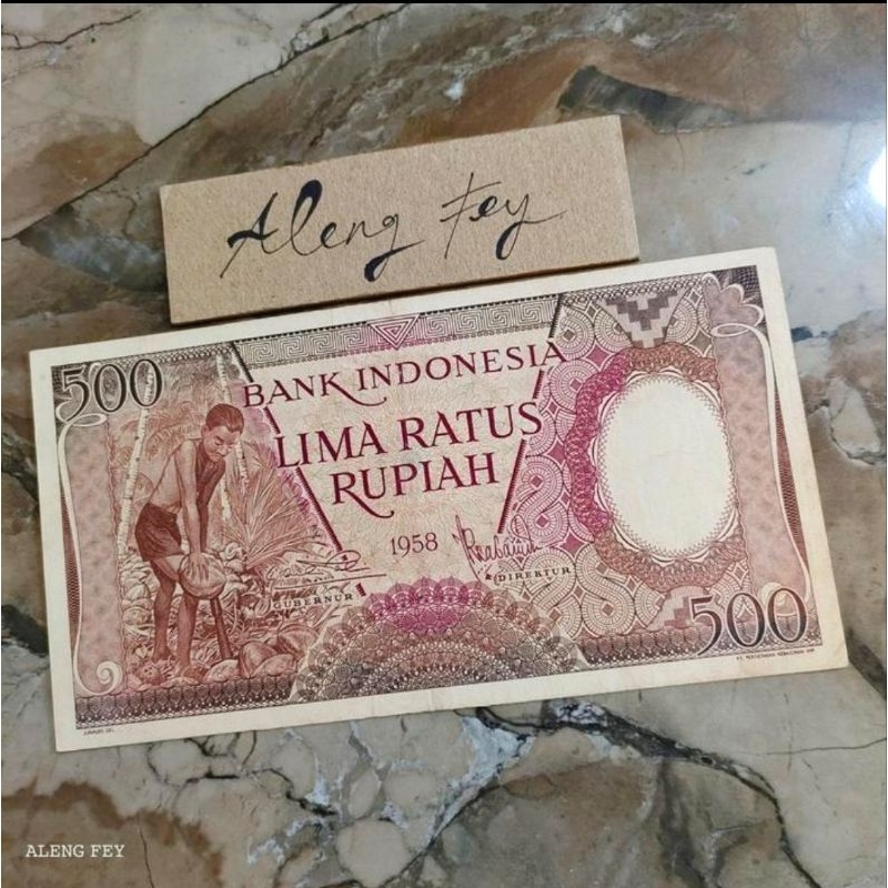 Noser UAP 02841 Seri Pekerja 500 Rupiah