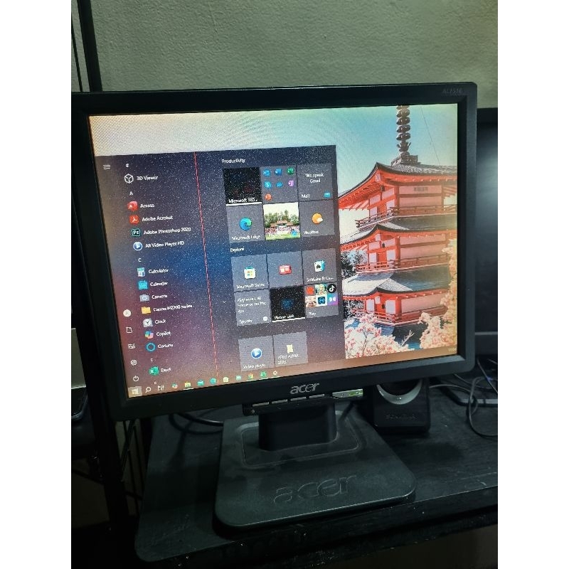 Monitor LCD  acer15 inc