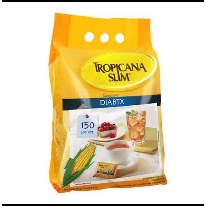 

tropicana slim classic sweetener diabtx150 sachet
