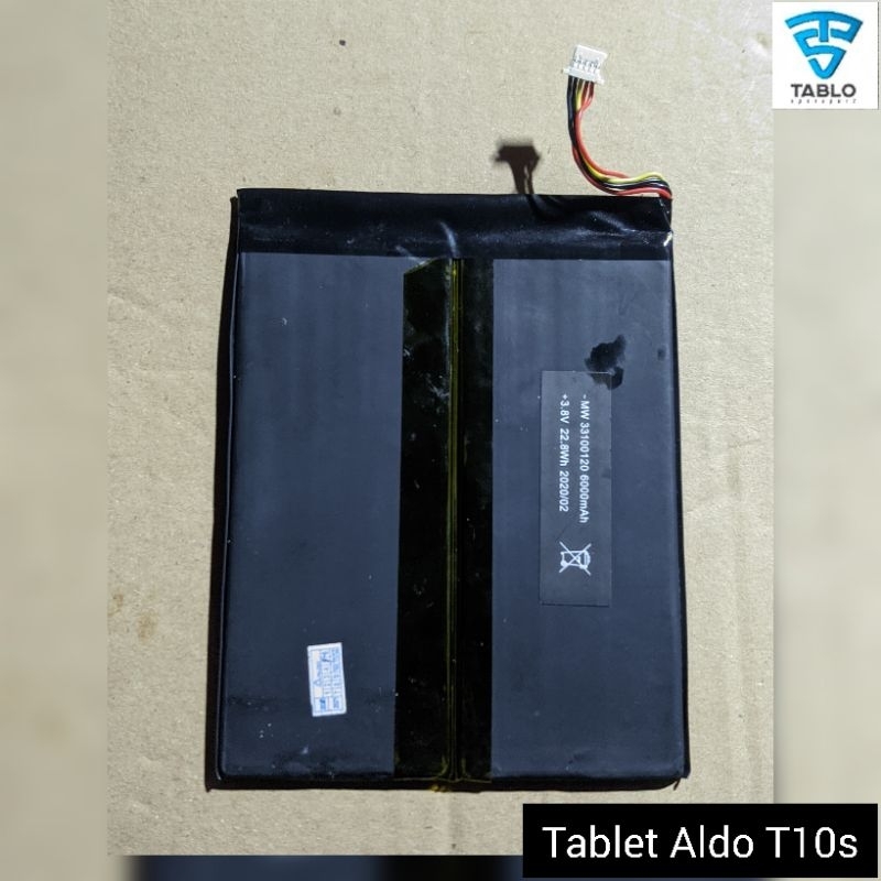 Baterai tablet Aldo T10s original copotan bergaransi
