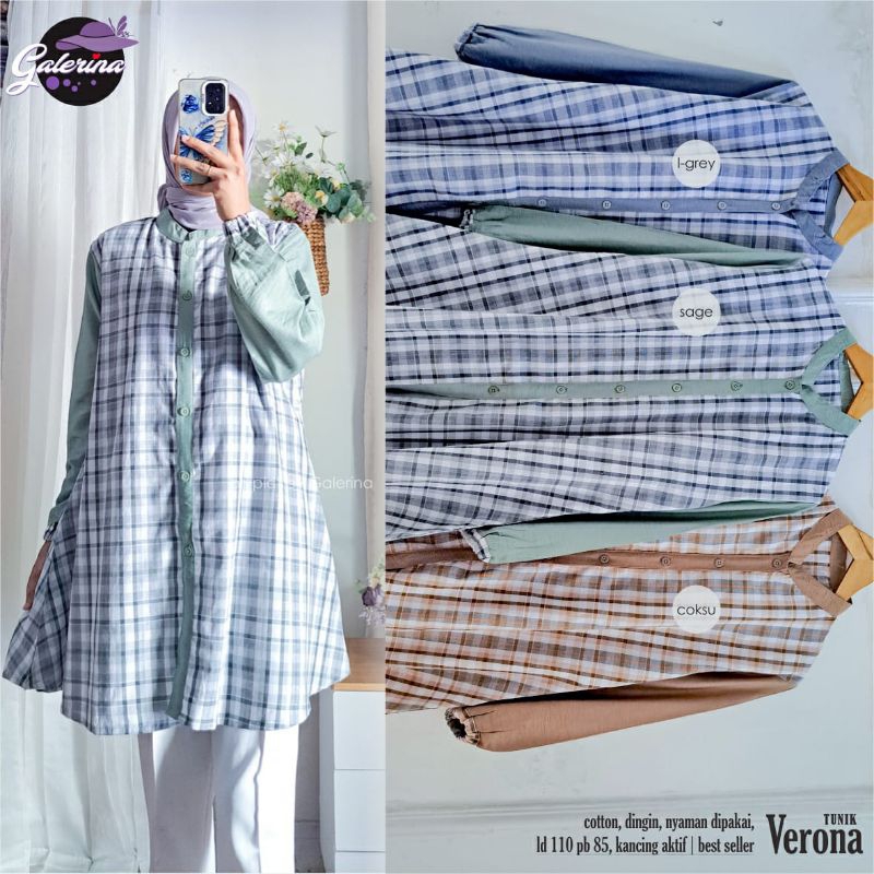 Verona Tunik Wanita Terbaru By Galerina