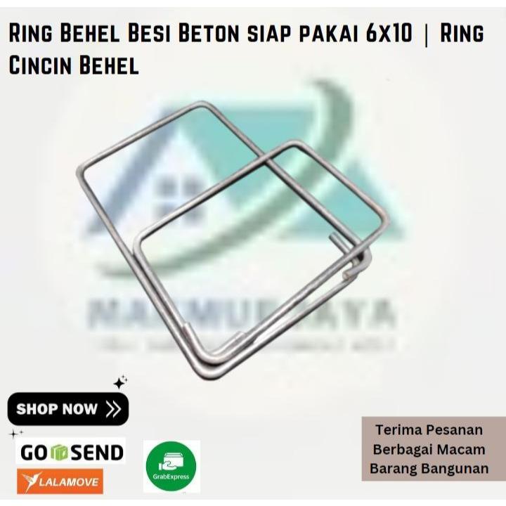 Ring Behel Besi Beton siap pakai 6x10 | Ring Cincin Behel