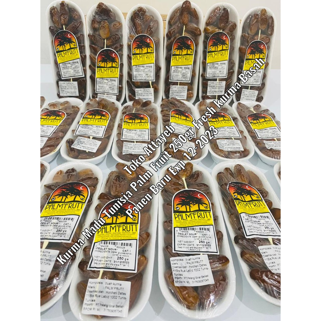 

Kurma Madu Palm Frutt Tunis 250gr Palm Fruit Tunisia 250 gr Fresh Kurma Madu Lebih Paling Enak Dari Yg Lainya Exp 2026