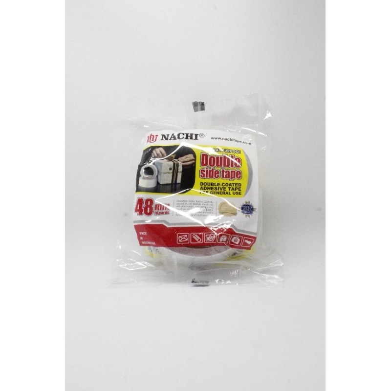 

(1pcs) NACHI DOUBLE TAPE 2" / ISOLASI PUTIH 2