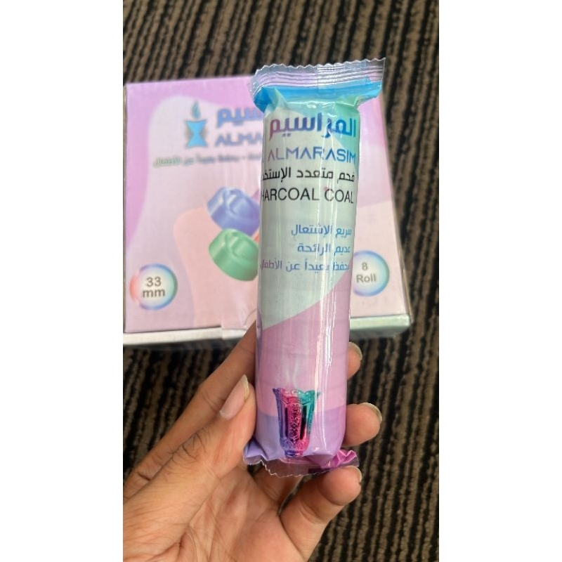 Arang magic warna AL MARASIM cepat nyala nya beli 8pcs dapat harga grosir