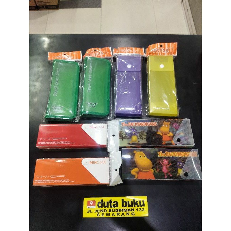 

PENSIL CASE DISGRIP TEMPAT PENSIL KANCING/RESLETING TOPLA WARNA