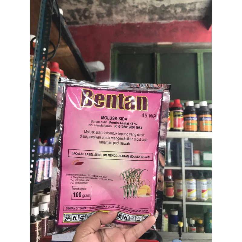 Moluskisida Bentan kemasan 100 gram