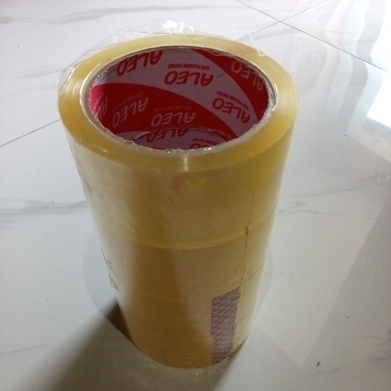 

Lakban Bening 45mm × 100 Yard Ekonomis ALEO