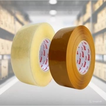 

Lakban Jumbo Giant Bening - Cokelat 2inch 45mm x 500yard