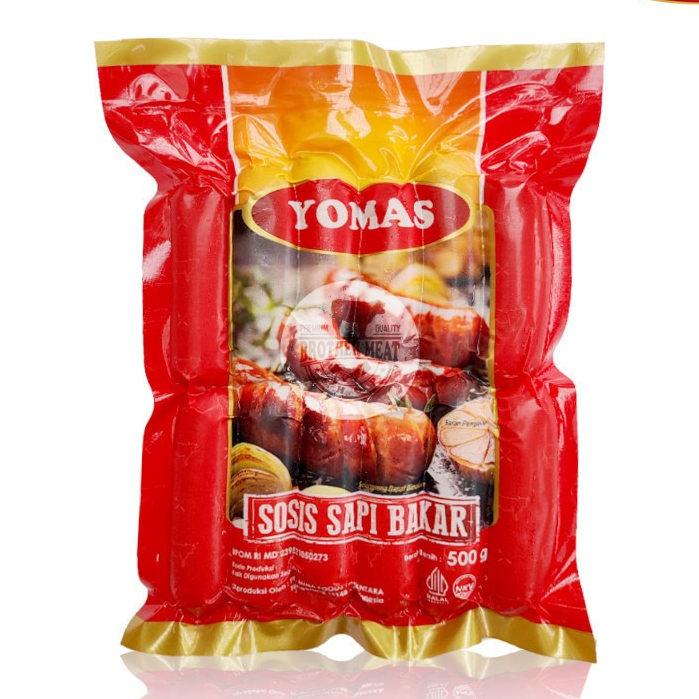 

YOMAS Sosis Bakar Sapi Mini Original 500 Gram - Isi 12 Pcs