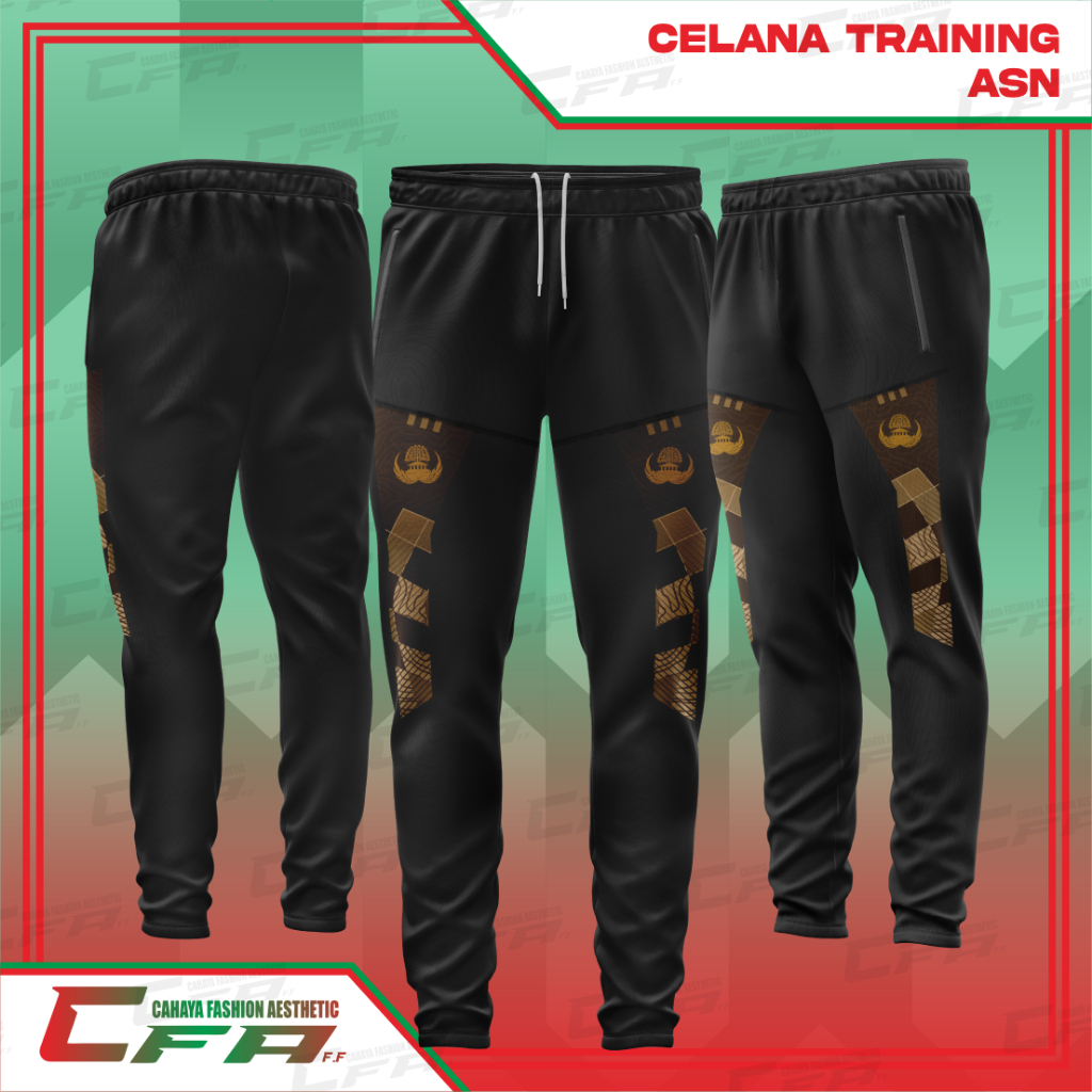 CFA CELANA TRAINING ASN (APARATUR SIPIL NEGARA) PANJANG / CELANA OLAHRAGA ASN BAHAN DIADORA STRECH /