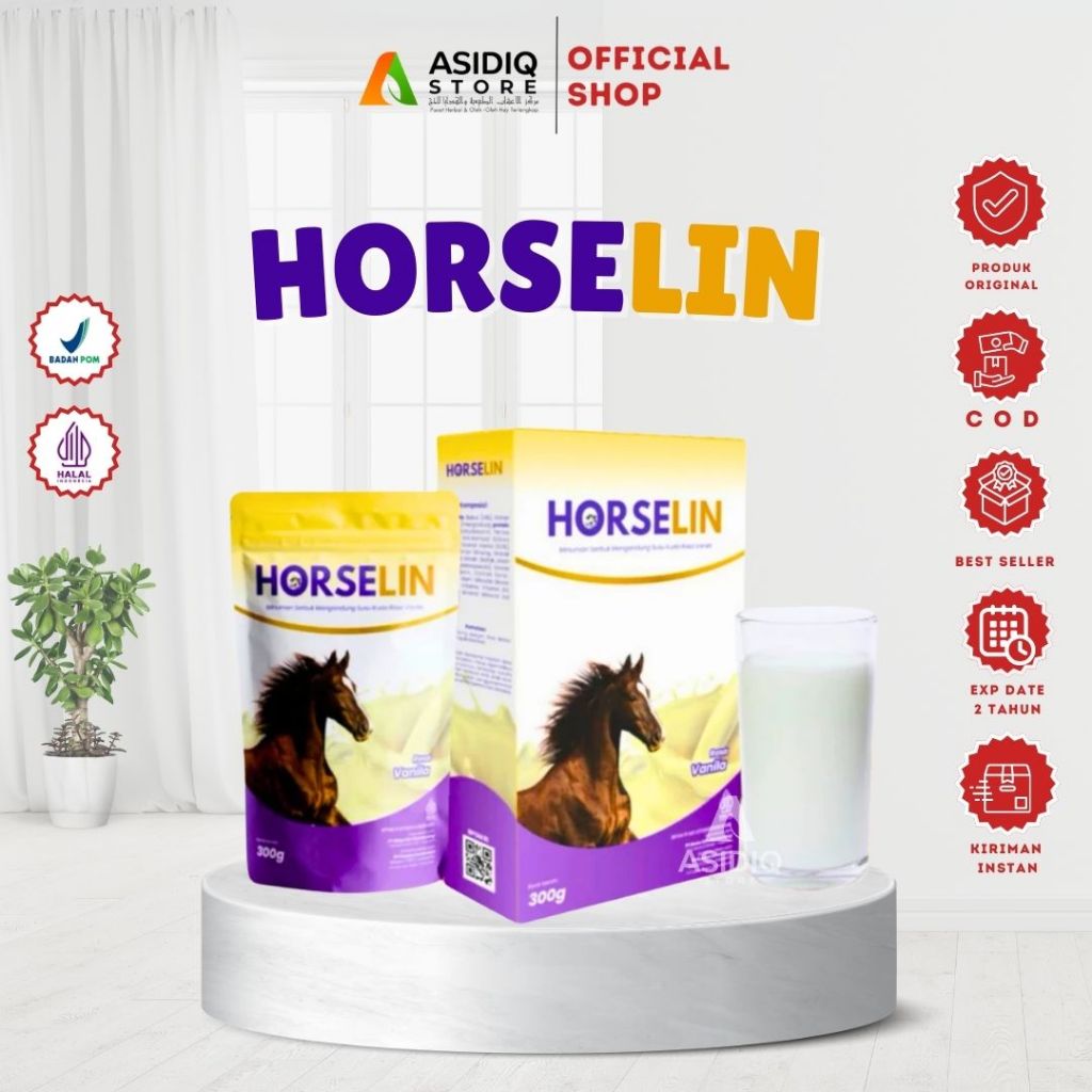 

HORSELIN 200gr Official I Susu Kuda Premium I Nyeri Persendian Kebas & Pegal Linu Original