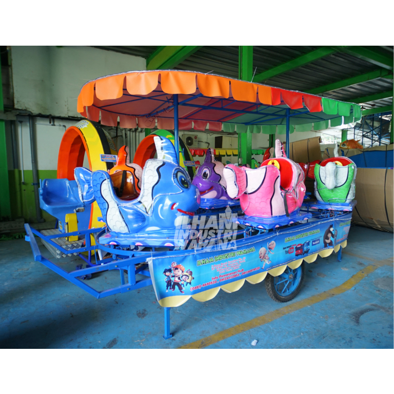 Kereta Panggung Karakter Nemo || Odong odong wahana mainan anak