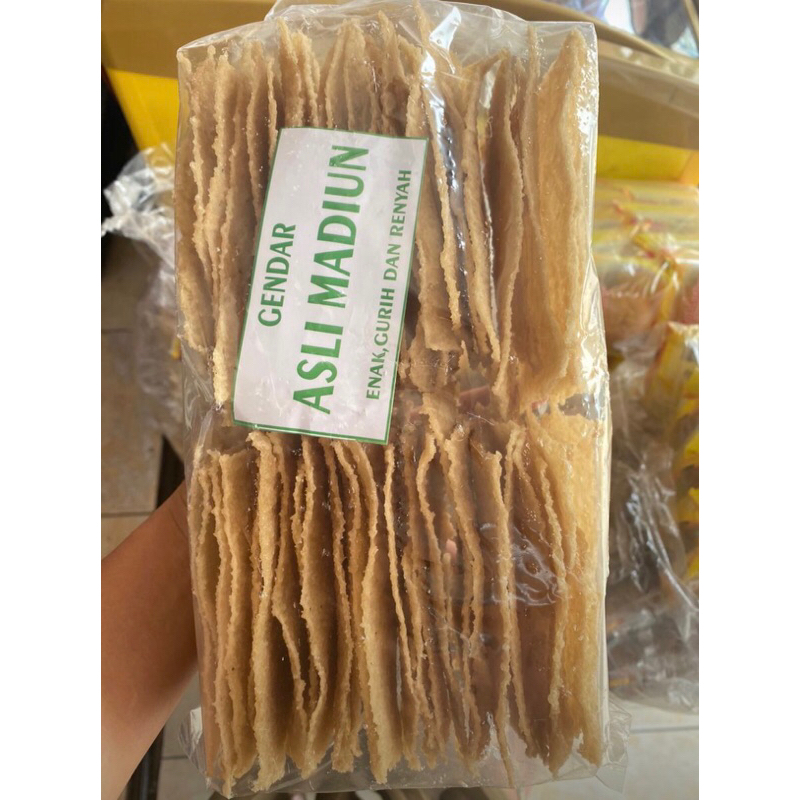 

Kerupuk Gendar Mentah Asli Khas Madiun isi 60 pcs