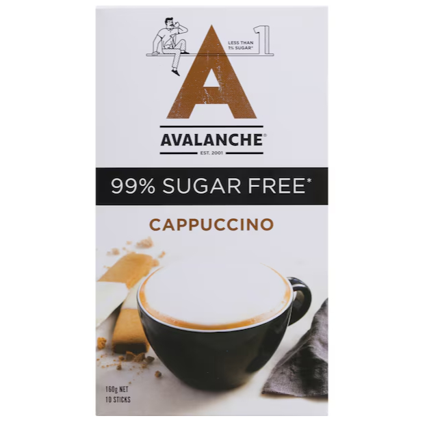 

Avalanche 99% Sugar Free Cappucinno 10 Pack
