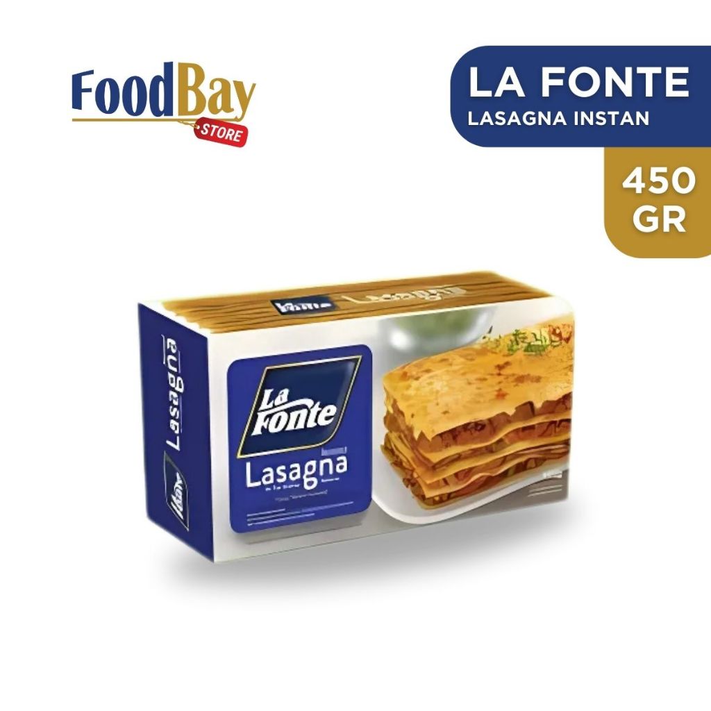 

LA FONTE Lasagna / Instant Lasagna / Lembar Kulit Pasta 450 Gr