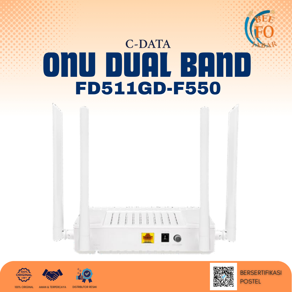 ONU XPON C-DATA FD511GD-F550 1GE + DUALBAND WIFI