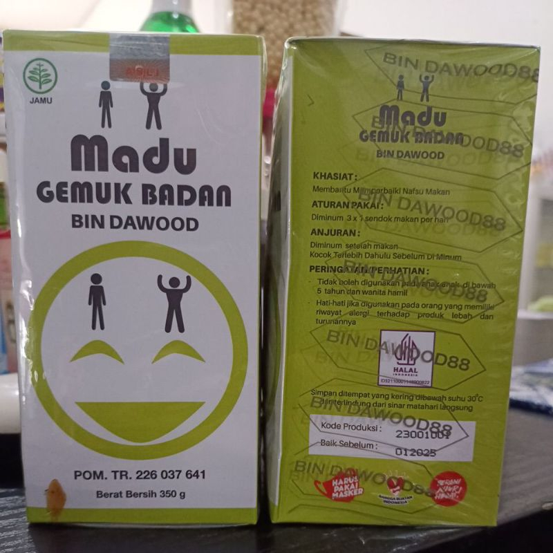 

Madu Gemuk Badan bin dawood 350 gram nafsu makan anak dan dewasa