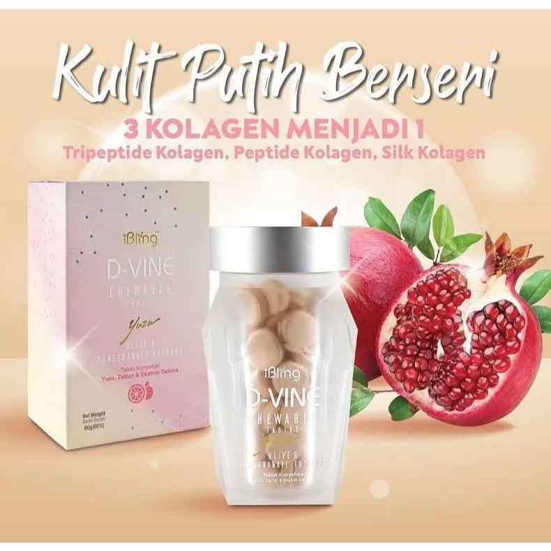 Permen Kolagen Dvine Ibling Original Kolagen AMPUH Dvine original