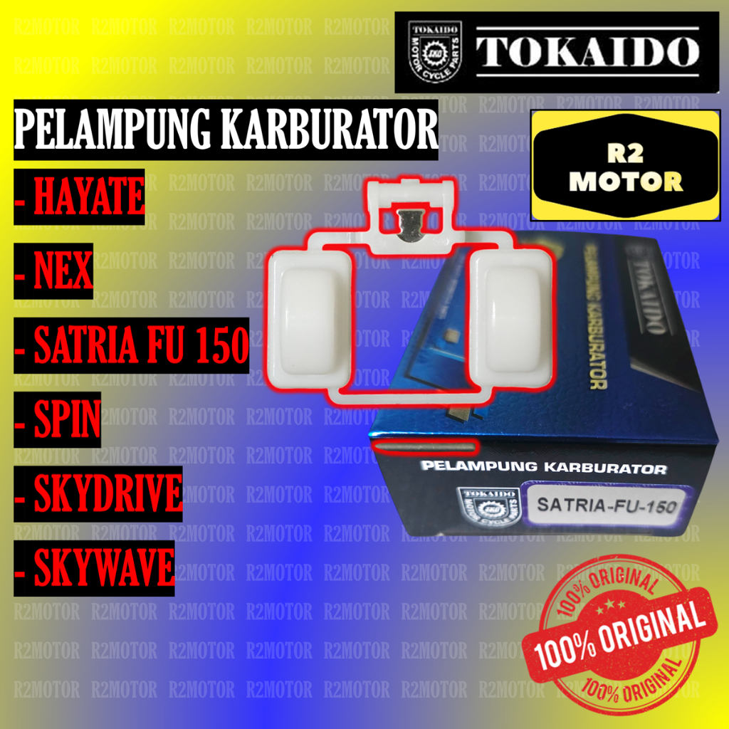 TKD PELAMPUNG KARBURATOR HAYATE NEX SATRIA FU 150 SPIN SKYDRIVE SKYWAVE TOKAIDO MURAH KUAT PRESISI