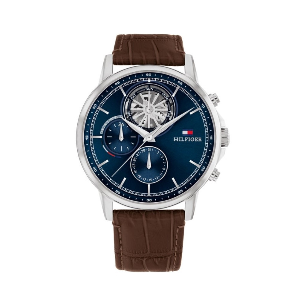 Tommy Hilfiger Stewart Blue Dial Silver Case 1710629