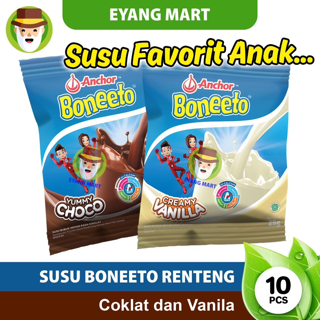 

Susu Boneeto Sachet Renteng 25 gr ( isi 10 pcs )