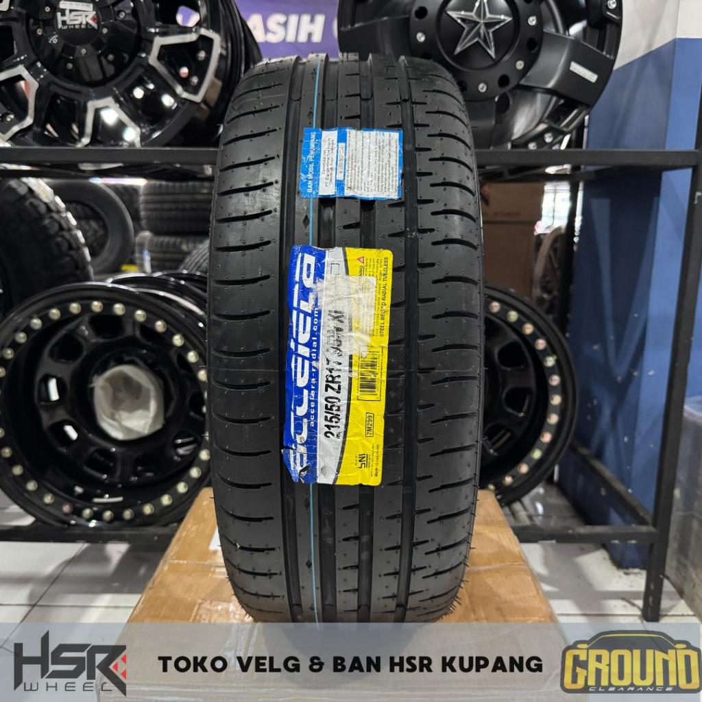 BAN MOBIL TUBLES R17 UKURAN 215-50 R15 ACCELERA PHI-R BAN MOBIL KIJANG LGX, NEW XENIA BUAT VELG R17