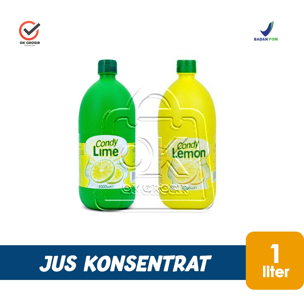 

Condy Lemon / Lime Juice Dressing / Jus (Botol 1L)