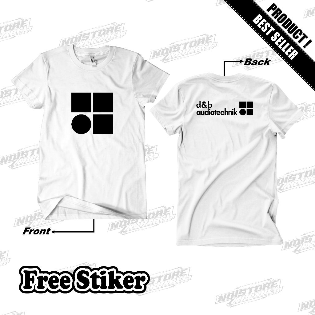 KAOS SOUND SYSTEM D&B AUDIOTECHNIK BAJU AUDIO KEREN COTTON COMBED 24S