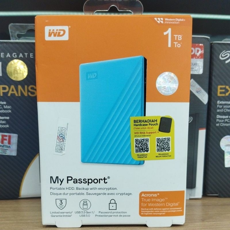 Hardisk Eksternal 1TB HDD Hardisk WD 1TB