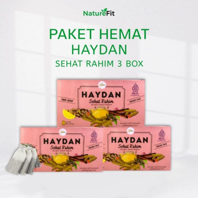

HAID LANCAR HAYDAN | KEPUTIHAN | KISTA | PCO PCOS | PROMIL | Sehat Rahim | Detoks Rahim | Pelancar Haid Ampuh Mengurangi nyeri Haid 3Box