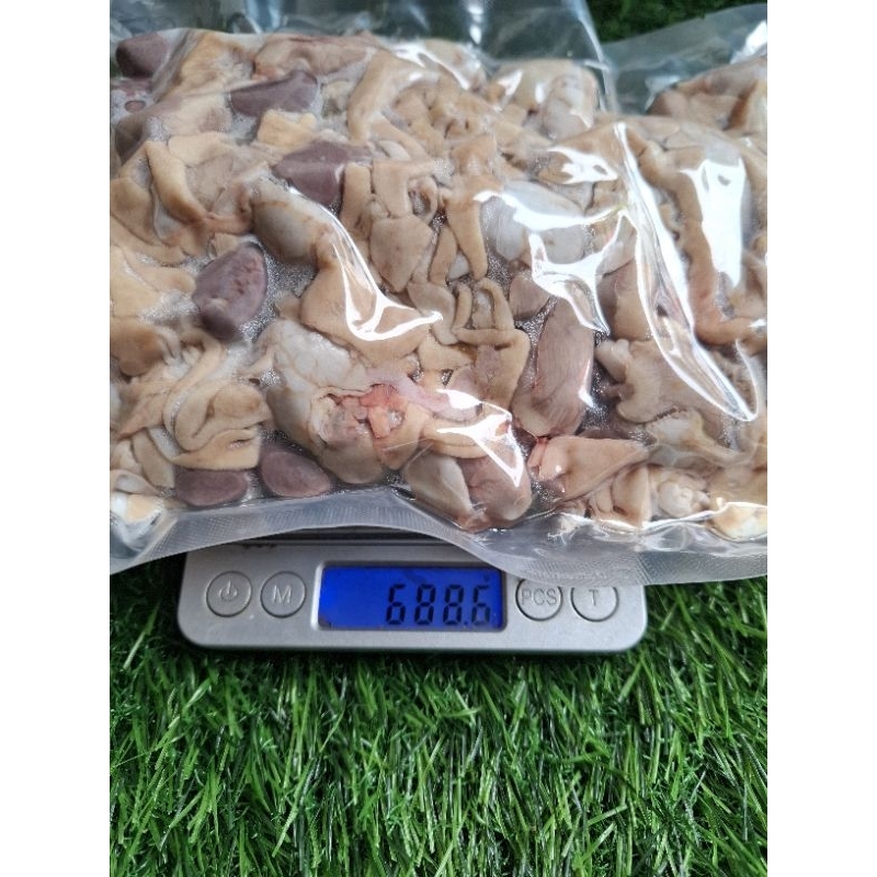 

Usus & Jeroan Ayam Kampung Asli Sudah Bersih & Di Rebus