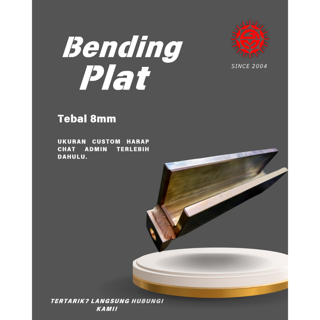 Bracket Besi (Bending plat besi ukuran custom)